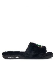 Lacoste Kapcie 52CFA0003 Czarny. Czarne obuwie domowe Lacoste, bez wzorów, z materiału, bez zapięcia. Za 374.99 zł.