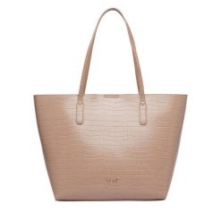 Torebka Nine West. Brązowe shopper Nine West, bez wzorów, bez dodatków. Za 279.99 zł.