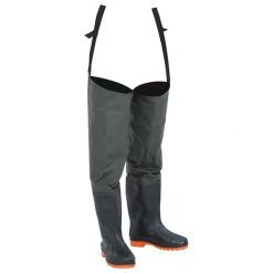 VidaXL Kalosze Wędkarskie Rozmiar 38 Ciemnozielone. Zielone kalosze vidaxl, bez wzorów, z materiału. Za 266.95 zł.