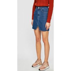 Tally Weijl - Spódnica. Niebieskie spódnice TALLY WEIJL, na co dzień, bez wzorów, z bawełny, mini, proste. Za 99.90 zł.
