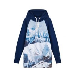 Bluza outdoorowa z kapturem damska DEEP TRIP Snowland softshell. Niebieskie bluzy DEEP TRIP, na zimę, xs, bez wzorów, z softshellu, z kapturem. Za 499.00 zł.