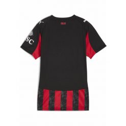 Damska koszulka domowa AC Milan 25/26 PUMA For All Time Red Black. Czarne bluzki Puma, l, bez wzorów, sportowe, bez kołnierzyka, bez ramiączek. Za 439.00 zł.