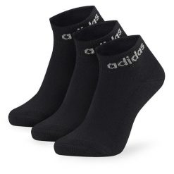 Skarpety krótkie adidas. Czarne skarpety Adidas, bez wzorów. Za 44.99 zł.