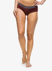 Figi termoaktywne Sensor Merino Air Panties. Czerwone figi Sensor, l, bez wzorów, ze skóry. Za 89.99 zł.