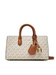 MICHAEL Michael Kors Torebka Empire Medium 32T5G8EW6V Beżowy. Brązowe torebki klasyczne MICHAEL Michael Kors, bez wzorów, ze skóry, bez dodatków. Za 999.99 zł.