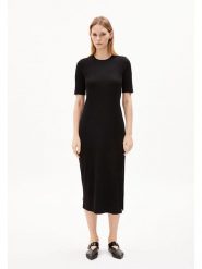 Armedangels Sukienka ''Sehaaraa'' w kolorze czarnym rozmiar: L. Czarne sukienki ARMEDANGELS, l, bez wzorów, z bawełny, bez kołnierzyka, bez ramiączek, midi. Za 189.95 zł.