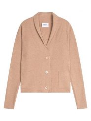 Perfect Cashmere Kaszmirowy kardigan "Mila" w kolorze karmelowym rozmiar: S. Brązowe kardigany Perfect Cashmere, s, bez wzorów, z kaszmiru. Za 657.33 zł.