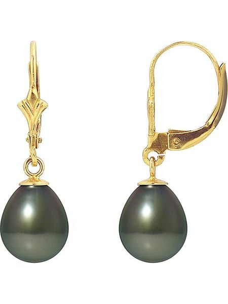 Pearl Addict Złote kolczyki z perłami rozmiar: onesize. Żółte kolczyki Pearl Addict, z perłą, złote. Za 955.02 zł.