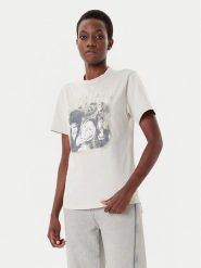 Adidas T-Shirt 20th Century Fox Disney JX1282 Beżowy Regular Fit. Brązowe t-shirty Adidas, m, bez wzorów, z bawełny, bez kołnierzyka, bez ramiączek. Za 199.99 zł.