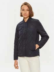 Tommy Hilfiger Kurtka przejściowa WW0WW42376 Granatowy Regular Fit. Niebieskie kurtki TOMMY HILFIGER, s, bez wzorów, z syntetyku, bez kaptura. Za 959.99 zł.