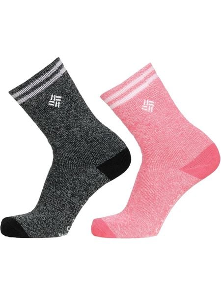 Skarpety damskie Columbia 2Pp Thermal Crew. Czarne skarpety Columbia, bez wzorów, z materiału. Za 74.00 zł.