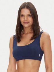 Polo Ralph Lauren Biustonosz top 4P0498 Granatowy. Niebieskie biustonosze Polo Ralph Lauren, xs, bez wzorów, z bawełny, bez kołnierzyka, bez ramiączek. Za 159.99 zł.