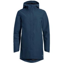 Parka damska z kapturem VAUDE Cyclist II. Niebieskie parki Vaude, na zimę, s, z materiału, biznesowe, z kapturem. Za 1,108.15 zł.