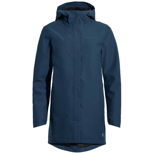 Parka damska z kapturem VAUDE Cyclist II. Niebieskie parki Vaude, na zimę, s, z materiału, biznesowe, z kapturem. Za 1,108.15 zł.