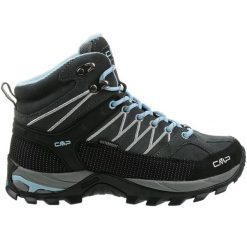 Buty trekkingowe damskie CMP Rigel Mid WP. Szare obuwie sportowe CMP, z materiału, za kostkę. Za 399.99 zł.