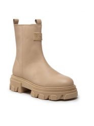 Rage Age Botki RA-69-06-000516 Beżowy. Brązowe botki Rage Age, bez wzorów, ze skóry, bez obcasa, na płaskiej podeszwie, bez zapięcia. Za 599.00 zł.