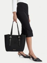 Nine West Torebka EO-STEEL ROSE-LDA9417 Czarny. Czarne torebki klasyczne Nine West, bez wzorów, z materiału, bez dodatków. Za 329.99 zł.