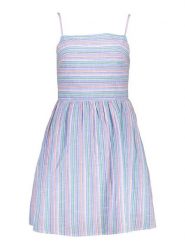 GAP Sukienka ze wzorem rozmiar: XL. Sukienki GAP, xl, bez wzorów, bez kołnierzyka, bez ramiączek, mini, rozkloszowane. Za 79.21 zł.