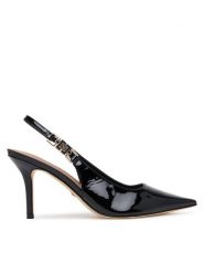Guess Szpilki FLTNS5 PAF05 Czarny. Czarne szpilki Guess, z aplikacjami, ze skóry, bez obcasa, na szpilce, bez zapięcia. Za 439.99 zł.