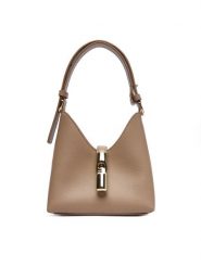 Furla Torebka WE00820-ARE000-1257S-1-007-20-KH-E Beżowy. Brązowe torebki klasyczne Furla, bez wzorów, ze skóry, bez dodatków. Za 989.99 zł.