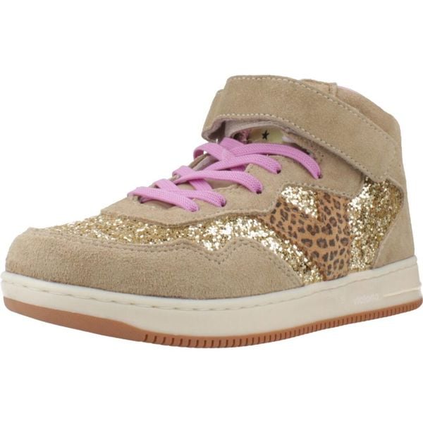 Buty VICTORIA 1124127V Złoty. Żółte trekkingi VICTORIA, ze skóry, trekkingowe. Za 194.99 zł.