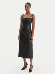 HUGO Sukienka koktajlowa Kattarina-1 50553546 Czarny Slim Fit. Czarne sukienki Hugo, bez wzorów, z syntetyku, wizytowe, bez kołnierzyka, bez ramiączek. Za 1,249.00 zł.