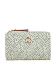 Tommy Hilfiger Duży Portfel Damski Th Monoplay Leather Med 7 Wallet AW0AW17417 Écru. Portfele TOMMY HILFIGER, bez wzorów, ze skóry. Za 239.99 zł.