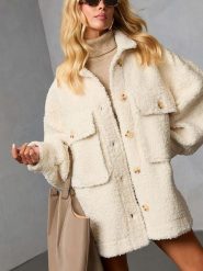 Milan Kiss Kurtka przejściowa w kolorze kremowym rozmiar: M. Brązowe kurtki Milan Kiss, m, bez wzorów, bez kaptura. Za 217.99 zł.