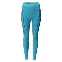 Legginsy damskie termoaktywne Hi-Tec Elbrus Acti Bottom Wo's - niebieskie, Rozmiar L/XL. Niebieskie legginsy ELBRUS, l, bez wzorów, z elastanu. W wyprzedaży za 99.99 zł.