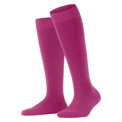 Skarpetki do kolan damskie Falke ClimaWool. Niebieskie skarpety Falke, bez wzorów, z lyocellu. Za 149.00 zł.