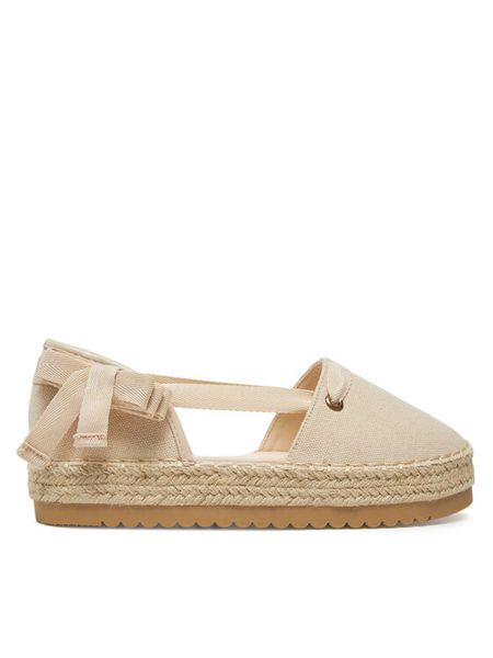 DeeZee Espadryle ZYLS093 Beżowy. Brązowe espadryle DeeZee, bez wzorów, z materiału, bez obcasa, bez zapięcia. Za 119.99 zł.