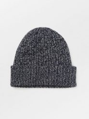 Becksöndergaard Wełniana czapka beanie w kolorze granatowym rozmiar: onesize. Niebieskie czapki Becksöndergaard, bez wzorów, z kaszmiru. Za 165.99 zł.