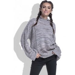 Mocca Golf Melanżowy Luźny z Szerokimi Rękawami. Golfy Molly.pl. W wyprzedaży za 69.95 zł.