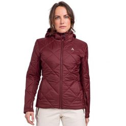 Kurtka hybrydowa damska Schöffel Pontresina. Brązowe kurtki narciarskie Schöffel, bez wzorów, bez kaptura, narciarskie. Za 1,249.99 zł.