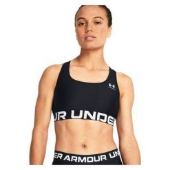 Stanik sportowy damski treningowy Under Armour biustonosz sportowy. Czarne bielizna sportowa Under Armour, xs, bez wzorów. Za 101.08 zł.