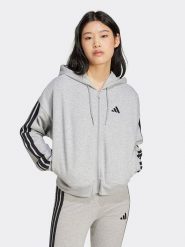 Adidas Bluza w kolorze szarym rozmiar: XXL. Szare bluzy Adidas, xxl, bez wzorów, bez kaptura. Za 165.71 zł.