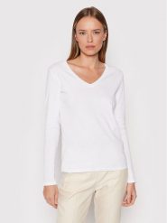 United Colors Of Benetton Bluzka 3GA2E4245 Biały Regular Fit. Białe bluzki United Colors of Benetton, xl, bez wzorów, z bawełny, bez kołnierzyka, bez ramiączek. Za 99.99 zł.