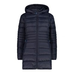Płaszcz damski turystyczne CMP 33K1696. Niebieskie płaszcze CMP, xs, bez wzorów, bez kaptura. W wyprzedaży za 559.99 zł.