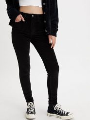 Levi´s Dżinsy "721" - Skinny fit - w kolorze czarnym rozmiar: W24/L30. Czarne jeansy l, z aplikacjami, z podwyższonym stanem. Za 180.06 zł.