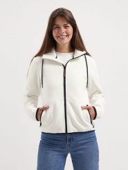 TRAVELIN' Bluza "Kirsten" w kolorze białym rozmiar: XXL. Białe bluzy Travelin', xxl, bez wzorów, bez kaptura. Za 217.99 zł.