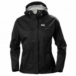 Kurtka przeciwdeszczowa damska Helly Hansen Loke. Czarne kurtki sportowe Helly Hansen, l, bez wzorów, bez kaptura, trekkingowe. W wyprzedaży za 361.05 zł.