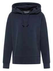 ELBSAND Bluza "Maika" w kolorze granatowym rozmiar: XS. Niebieskie bluzy ELBSAND, xs, bez wzorów, z bawełny, z kapturem. Za 173.99 zł.