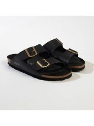 BACKSUN Klapki "Bali" w kolorze czarnym rozmiar: 38. Czarne klapki Backsun, bez wzorów, z otwartym noskiem, bez obcasa. Za 117.99 zł.