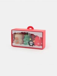 Gąbki do makijażu z motywem świątecznym 3 pack - wielobarwny. Aplikatory i gąbki Sinsay. Za 15.99 zł.