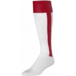 Skarpety baseballowe - Skarpety baseballowe 2w1 - dla dorosłych. Czerwone skarpety TCK, bez wzorów. Za 86.95 zł.