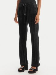 Juicy Couture Spodnie dresowe Tina JCWBJ126327 Czarny Straight Leg. Czarne spodnie dresowe Juicy Couture, s, bez wzorów, z dresówki. Za 399.99 zł.