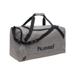 Torba sportowa dla dorosłych Hummel Core Sports Bag. Czarne torby na ramię Hummel, bez wzorów, sportowe, na ramię, duże, bez dodatków. Za 59.00 zł.