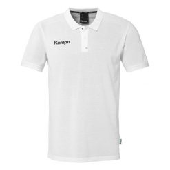 Polo Kempa Prime. Białe koszulki polo Kempa, m, bez wzorów, bez kołnierzyka, bez ramiączek. Za 212.65 zł.