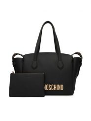LOVE MOSCHINO Torebka JC4243PP0OKD0000 Czarny. Czarne shopper Love Moschino, bez wzorów, ze skóry, bez dodatków. Za 1,099.00 zł.