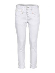 Herrlicher Spodnie w kolorze białym rozmiar: W24. Białe spodnie materiałowe Herrlicher, bez wzorów, z materiału. Za 195.99 zł.